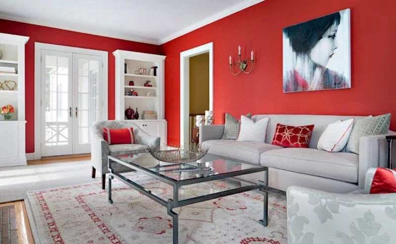 Kırmızı renkli dekorasyon önerileri